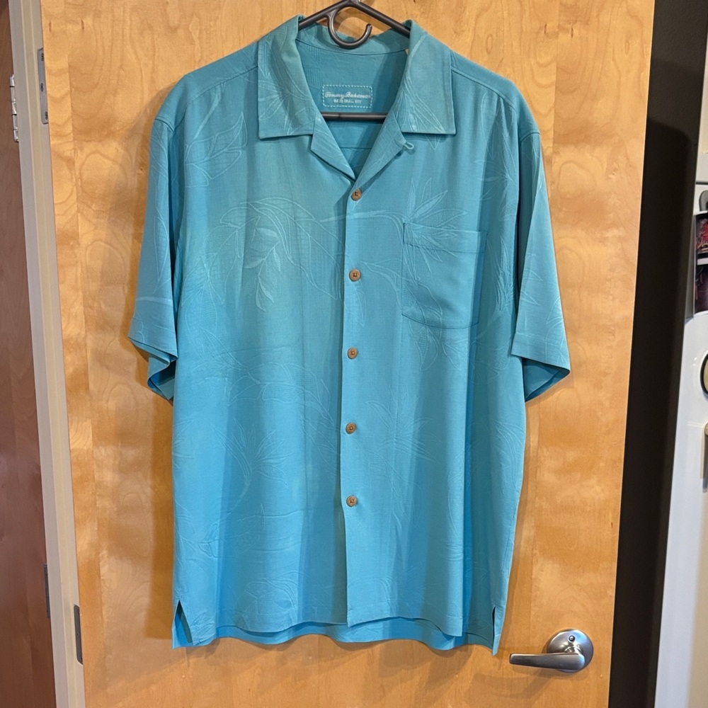 Tommy Bahama Teal Button Down Shirt